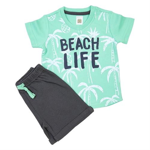 חליפה חוף ים טורקיז