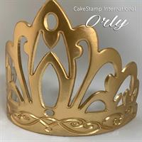 תבנית כתר אורלי קטן לקישוט עוגות | אורלי קטן | קישוט עוגות יום הולדת כתר שוקולד קטן