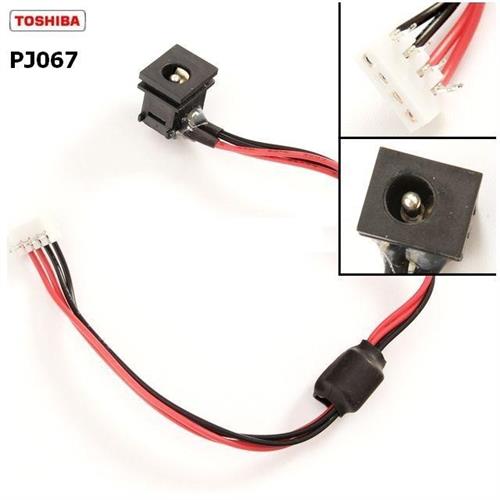 PJ067 - Toshiba Satellite L350D , L355D ,M70 DC Power Jack שקע טעינה לנייד טושיבה