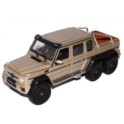 מכונית ברזל איכותית 1:24 מרצדס G63 AMG 6X6