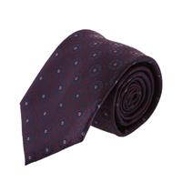 עניבה קלאסית עיגולים גדולים כחול אדום