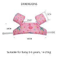 מצופי שחייה אבטחה כפולה לילדים - התו הבטוח