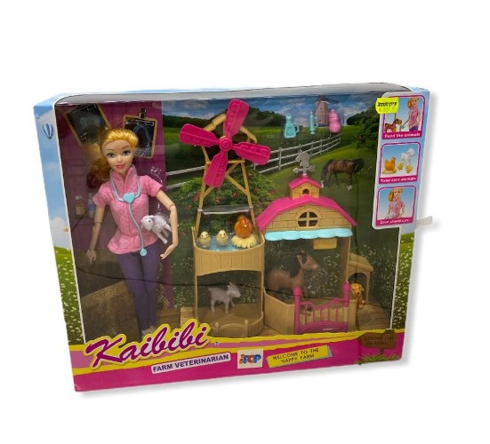 ברבי וטרינרית בחווה