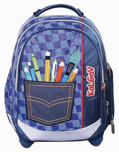 תיק עפרונות נייבי Schoolbag Pencils