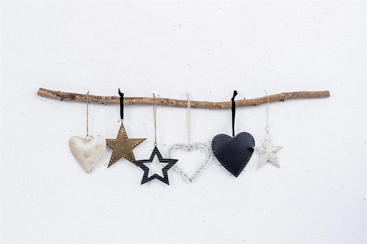 ענף מיקס עם 6 יח' לבבות וכוכבים
