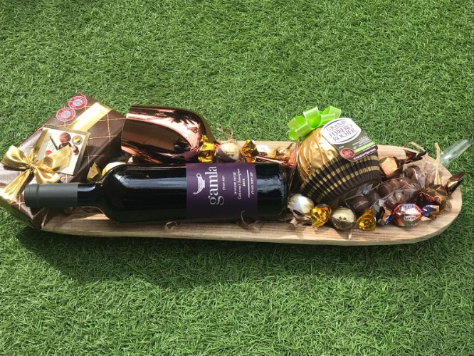 מארז מגש עץ