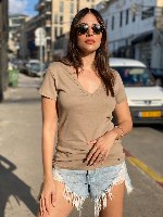 טישרט V בייסיק פיין ריב