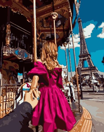 צביעה לפי מספרים - לך אחרי פריז