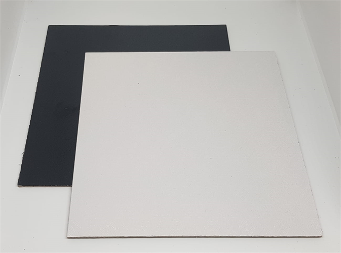 תחתית לעוגה "פוקר" מרובעת 25 ס"מ שחור - לבן