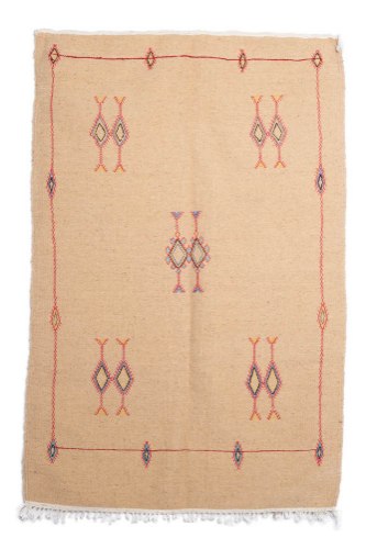 שטיח צמר בז'