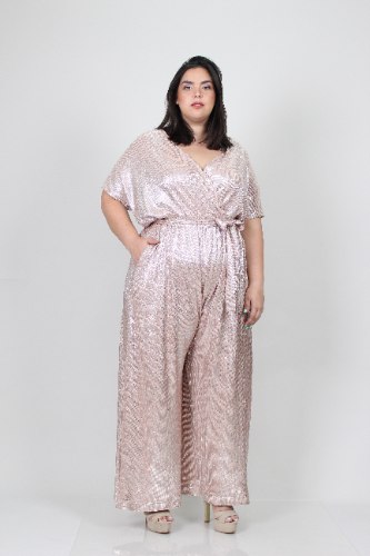 אוברול סנד בייבי פינק