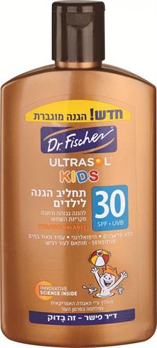 דר פישר אולטרסול KIDS תחליב הגנה להגנה גבוהה ורחבה 250 מל 30 SPF
