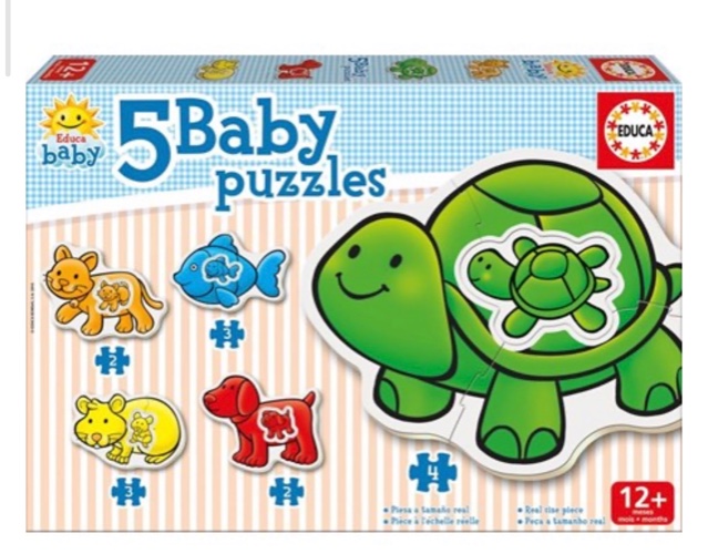 פאזל חיות וצבעים