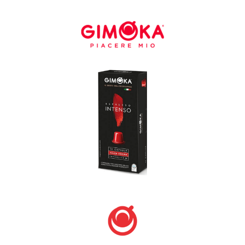10 קפסולות ג'ימוקה אינטנסו | חוזק 11 | Gimoka Intenso Espresso Italiano