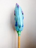 סוסון ים על מקל בצבע תכלת *סוג ב'*