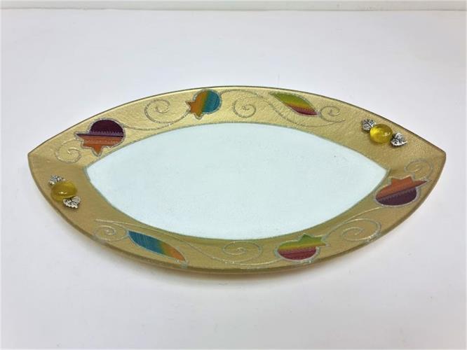 פלטה בצורת עין בגודל בינוני