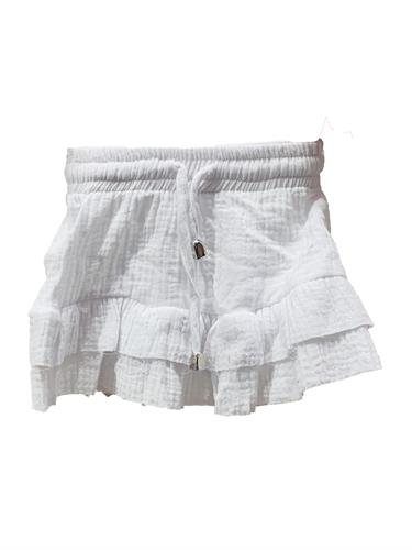 חצאית שכבות לבנה 2-16