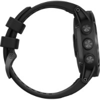 שעון דופק Garmin fenix 5X Plus Sapphire Black with Black Band 