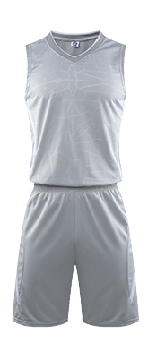 תלבושת כדורסל בעיצוב אישי Gray דגם #6001