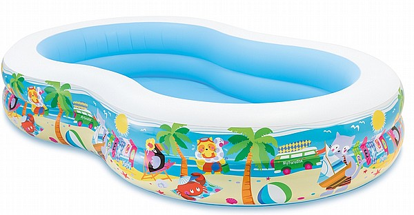 בריכה מאורכת הוואי INTEX 56490 262X160