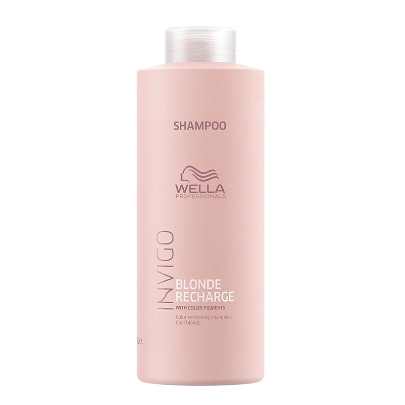 WELLA PROFESSIONALS INVIGO BLOND RECHARGE SHAMPOO 1000ml שמפו אינביגו בלונד