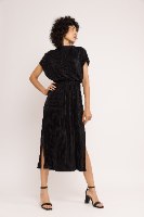 שמלת NAM - פליסה שחור