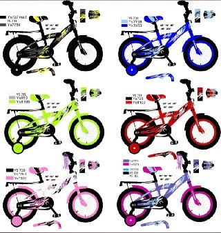 אופני BMX  מידה 16-18-20 מגוון צבעים