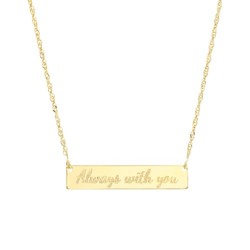 שרשרת פלטת מלבן לרוחב דגם LA235