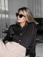 חולצת סאלין שחור