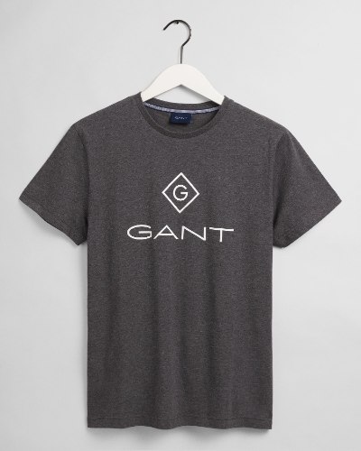 גברים | GANT T-SHIRT LOGO GREY