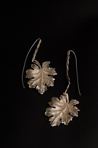 עגילי עלה תאנה