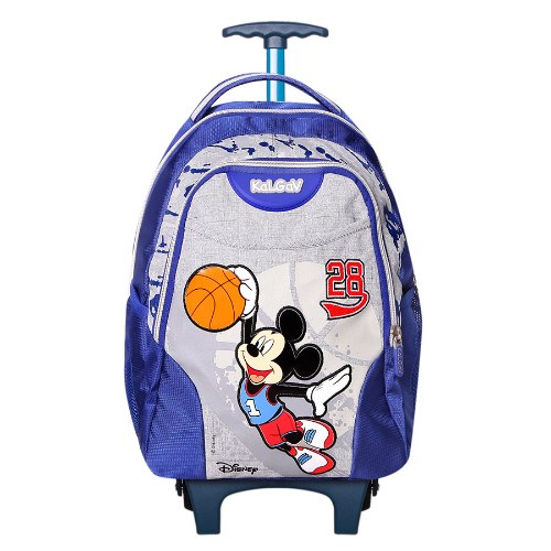 תיק גן טרול מיקי כחול אפור