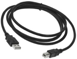 כבל מתאם USB2.0 זכר A לחיבור USB2.0 זכר B באורך 3 מטר