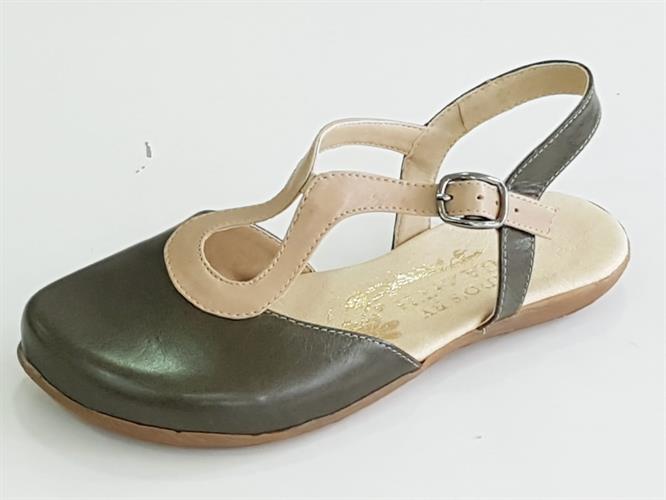 סנדל עור סגור שילוב - ספידה עור (עד מידה 43)