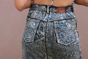 חצאית ג'ינס Stone wash של Levi's מידה M