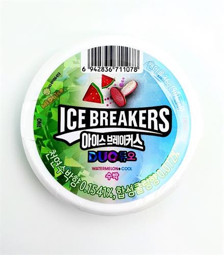 ice breakers סוכריות מרעננות בטעם אבטיח