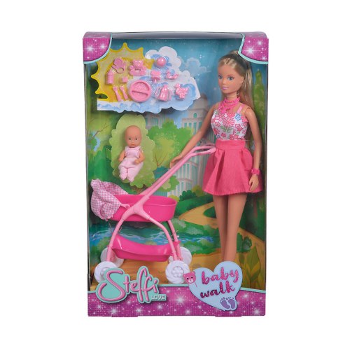 בובת סטפי עם תינוק Steffi