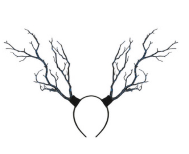 קרניים ענפי עץ שחור