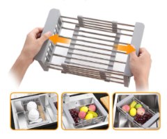 מסננת כיור מתכווננת