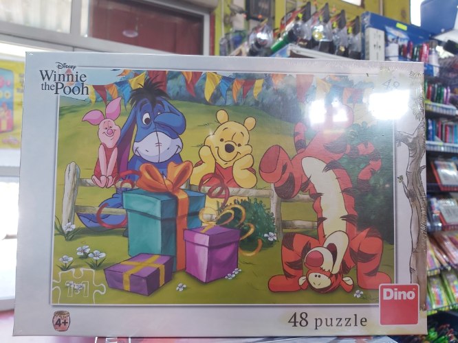 פאזל 48 חלקים פו הדב יום הולדת
