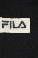 חליפת מכנס בנים שחור כיתוב בז' FILA (2-16)
