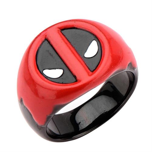 טבעת דדפול פלדת אל-חלד MARVEL לגברים / נשים