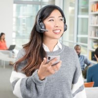 אוזניות אלחוטיות למחשב לוגיטק Logitech Zone Wireless