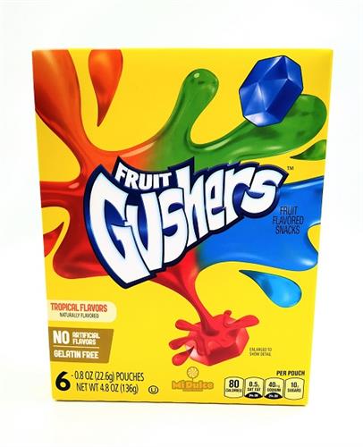 Fruit Gushers בטעם פירות טרופיים!