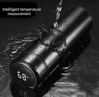 תרמוס חכם עם צג טמפרטורה לקר וחם- Thermostemp