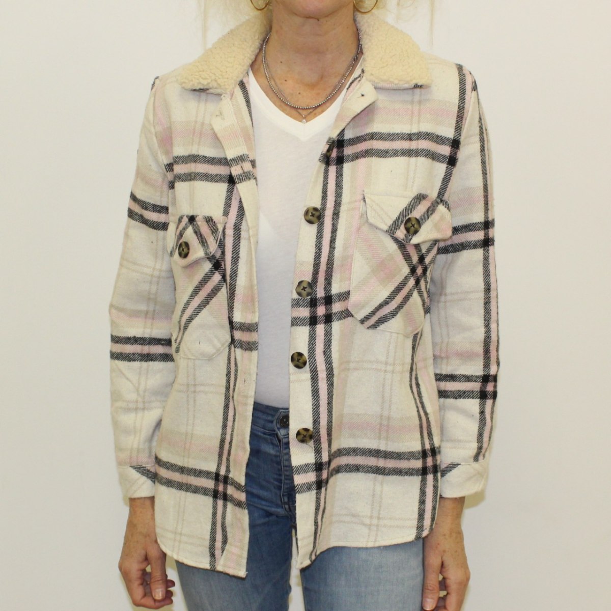 ג'קט נשים משובץ