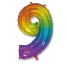 בלון מיילר צבעוני מספר 9