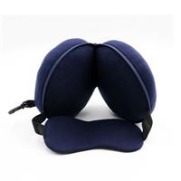 כרית לצוואר משולבת בכיסוי עיניים