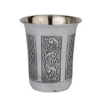 כוס רביעית כסף טהור דגם חזון איש מדלן