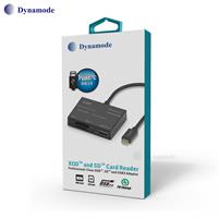 קורא כרטיסי זיכרון כולל XQD עם חיבור Type C מבית Dynamode